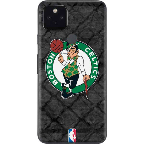 NBA Boston Celtics Dark Rust Google Pixel 5a Skin